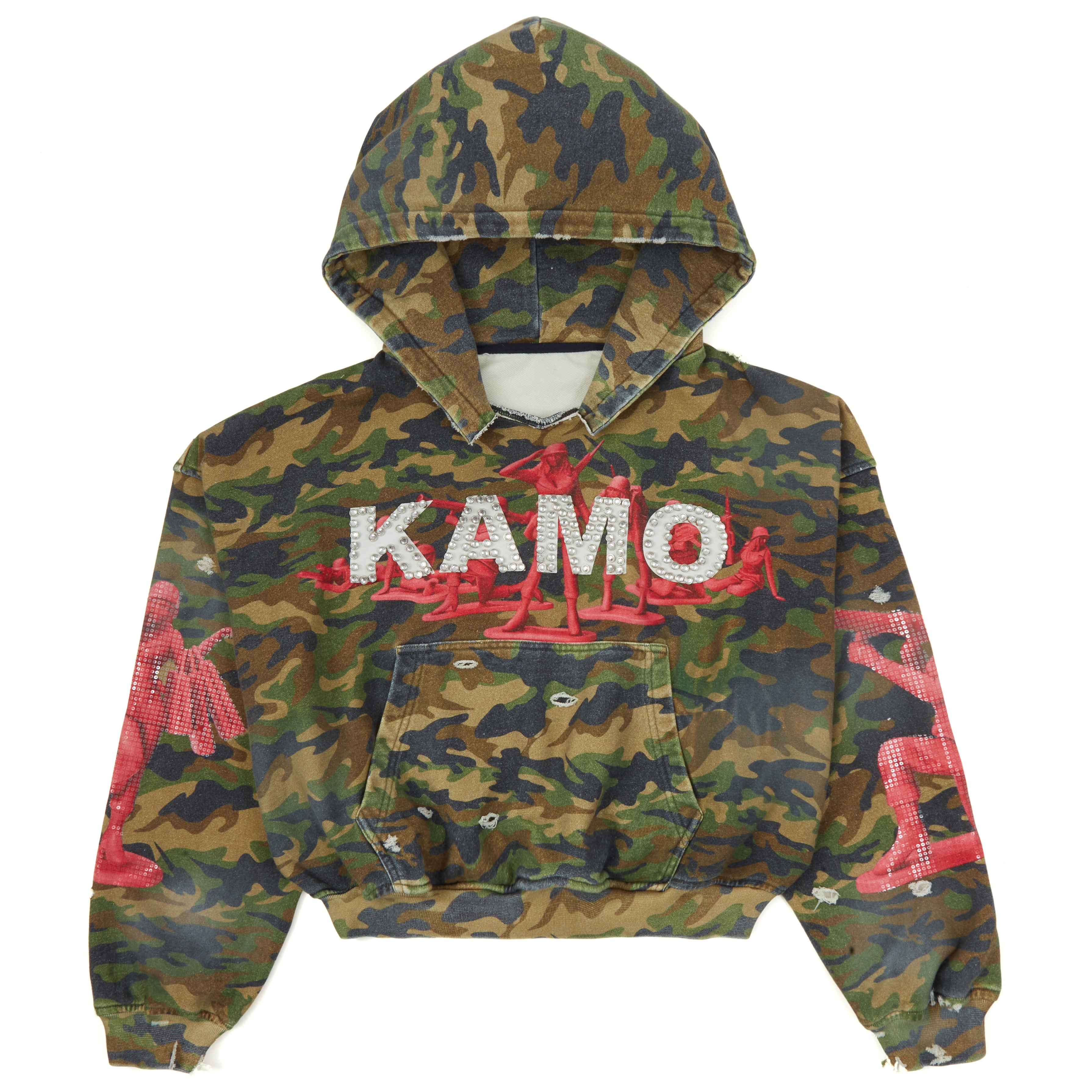 (KAMO) DOLL SEQUIN HOODIE