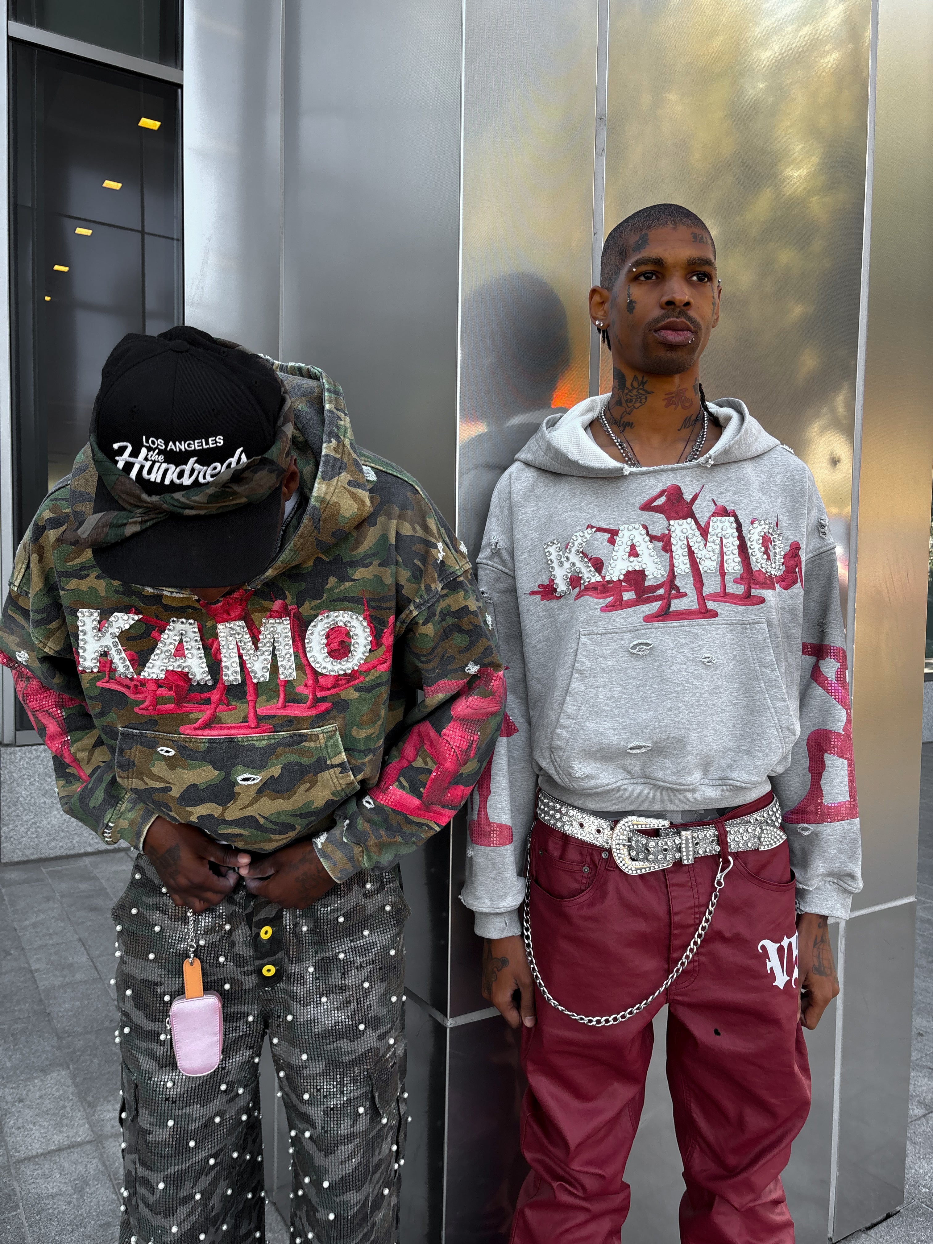 (KAMO) DOLL SEQUIN HOODIE